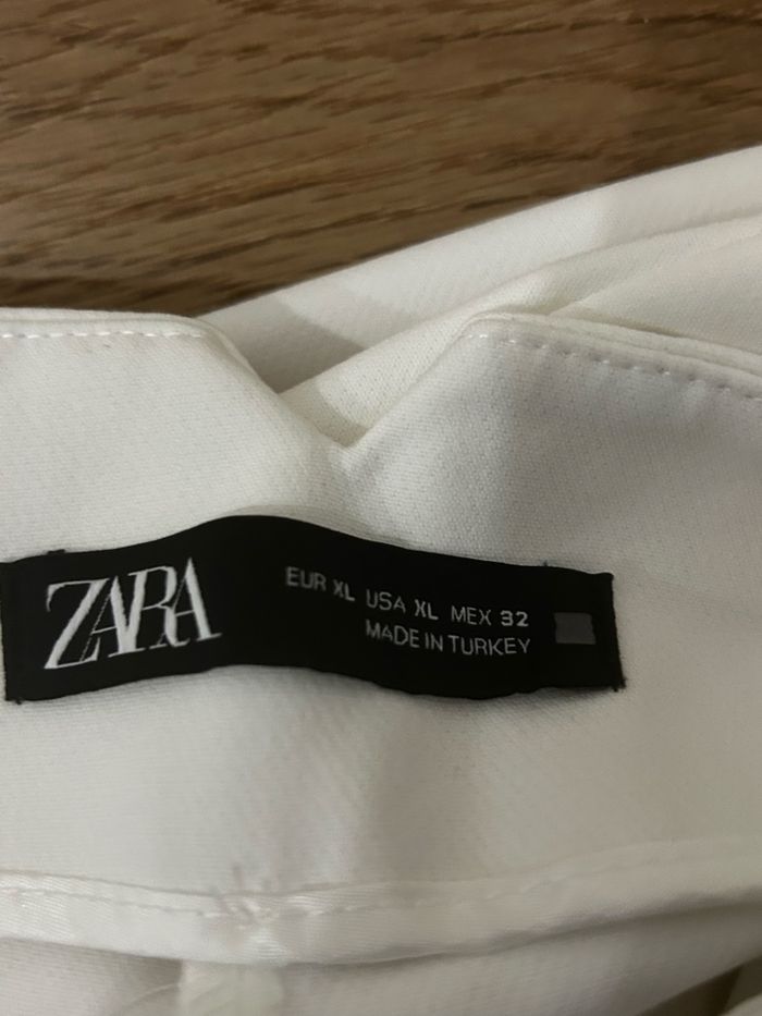 Pantalon blanc Zara - photo numéro 3