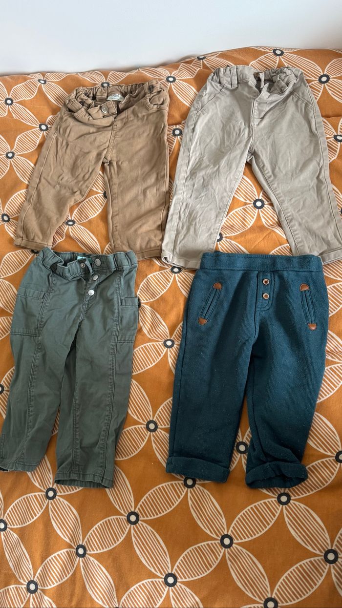 Lot pantalon garçon 18 mois - photo numéro 2