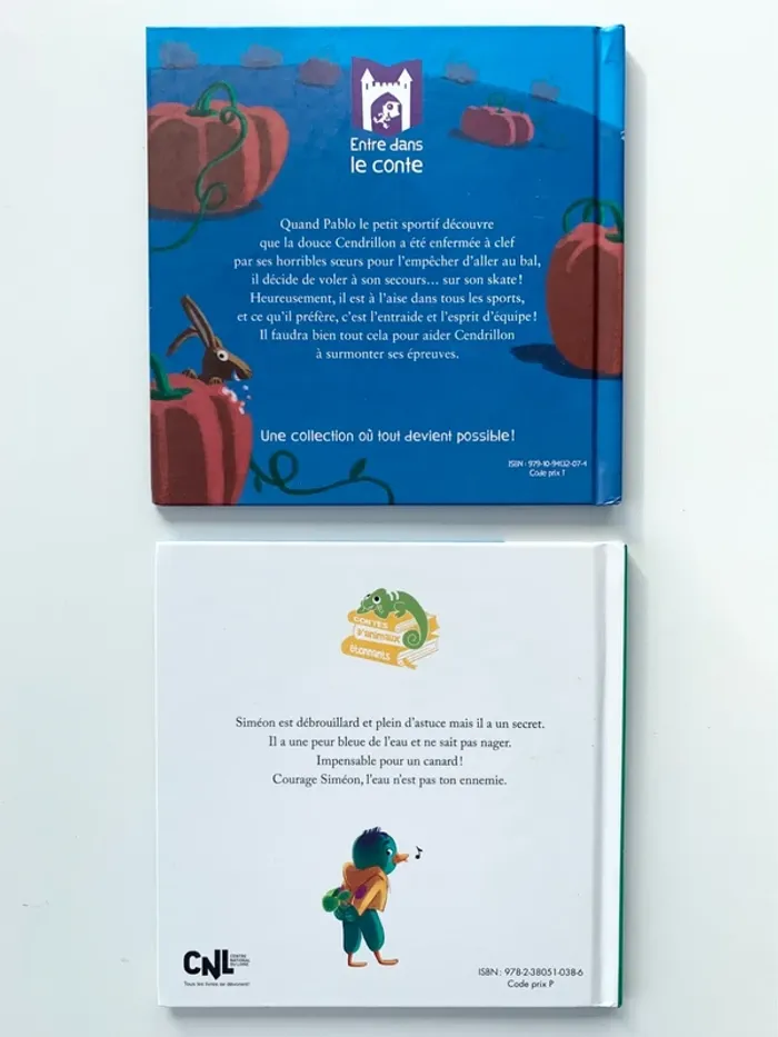 Lot de 2 livres 📚 Le Canard qui craignait l'eau / Tiens bon, Cendrillon - photo numéro 3