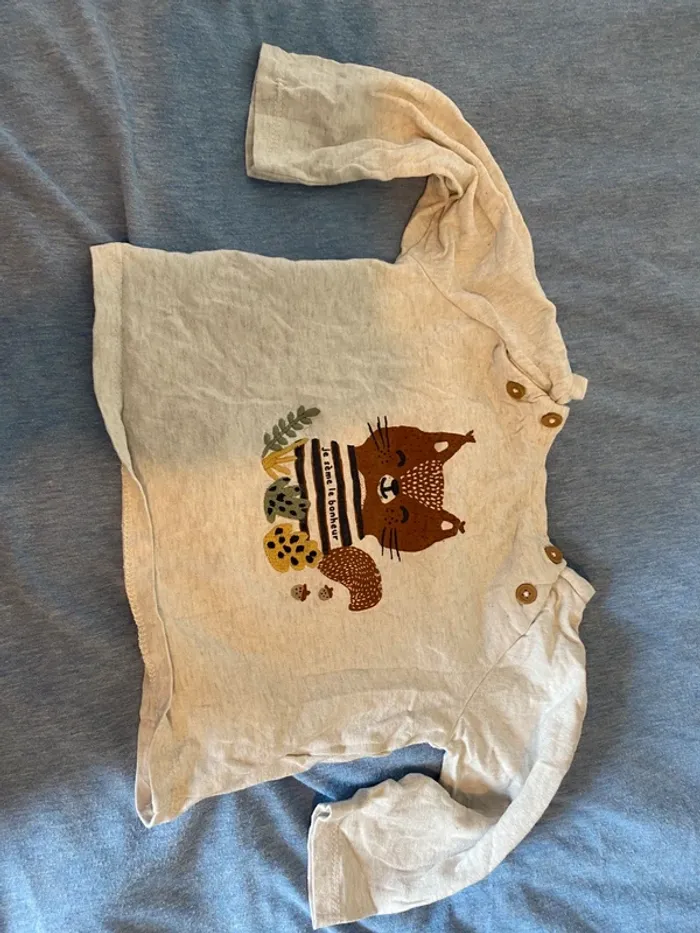Lot t-shirt 9mois - photo numéro 2