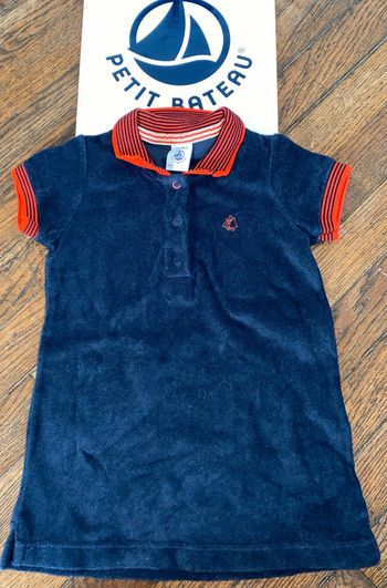 robe éponge Petit Bateau 12 mois