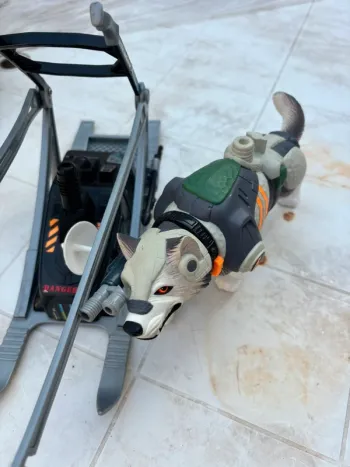 Figurine G.I. Joe Steeljaw avec traîneau – vintage & collector