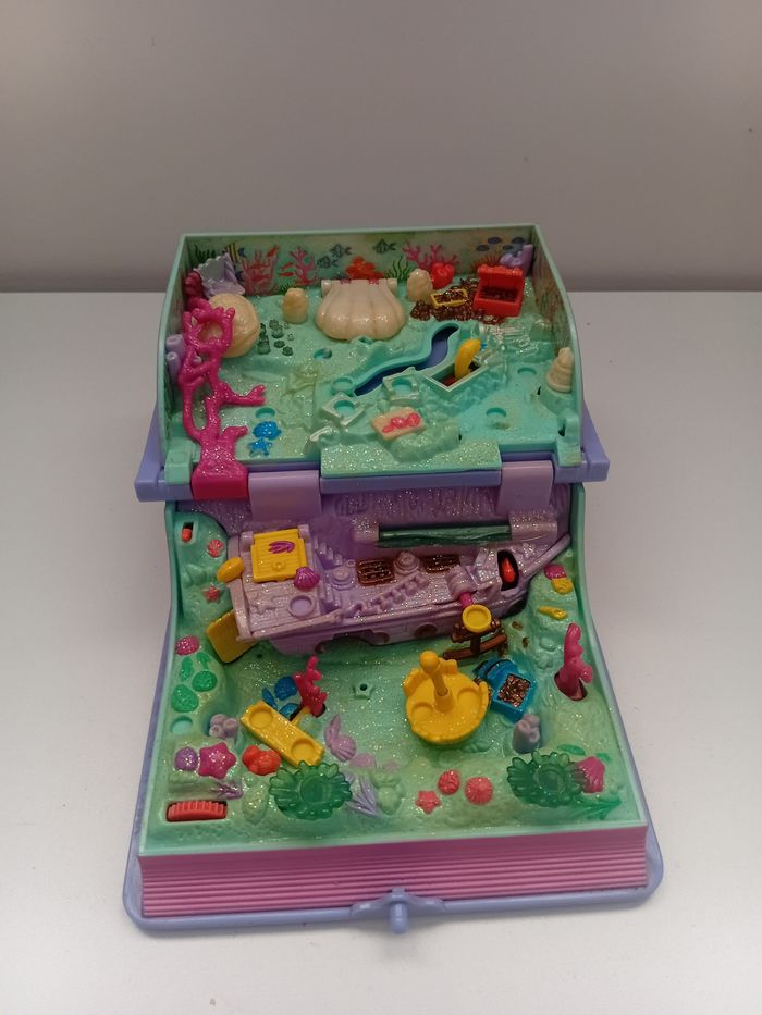 Polly pocket bluebird 1995 livre L'aventure pailletée des sirènes - photo numéro 4