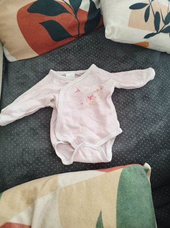 Body en coton bébé fille manches longues