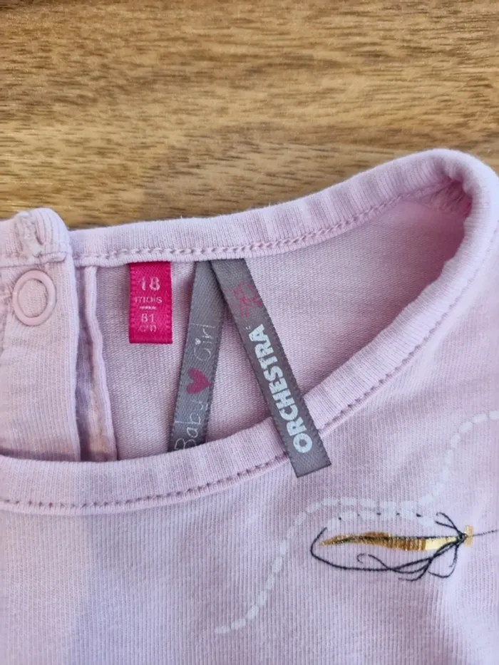 Lot t-shirt manches longues 18 mois - photo numéro 2