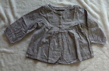 Blouse grise TAPE A L'OEIL, Taille 18 mois
