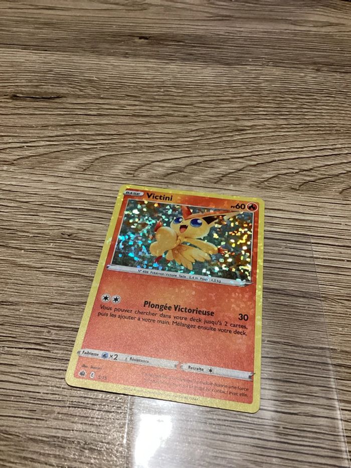 carte Pokémon victini 5/15 année 2022 - photo numéro 3