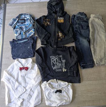 Lot vêtements garçon bébé
