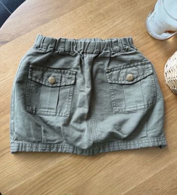 Jupe d'été lin kaki fille 6 ans Tape à l'oeil