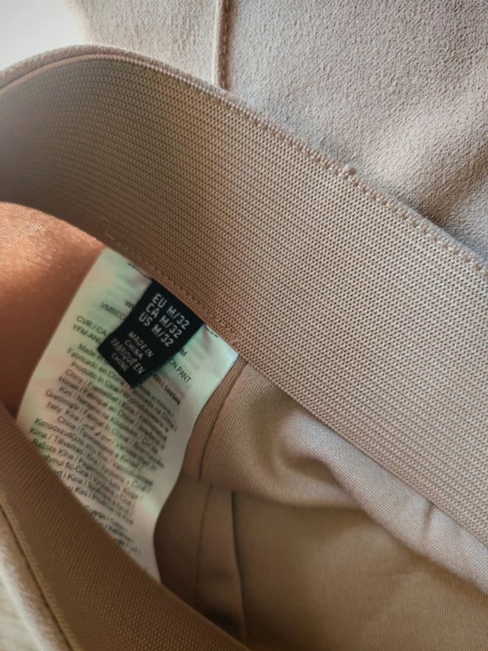 Pantalon jambe large vero moda beige 38 M32 - photo numéro 6