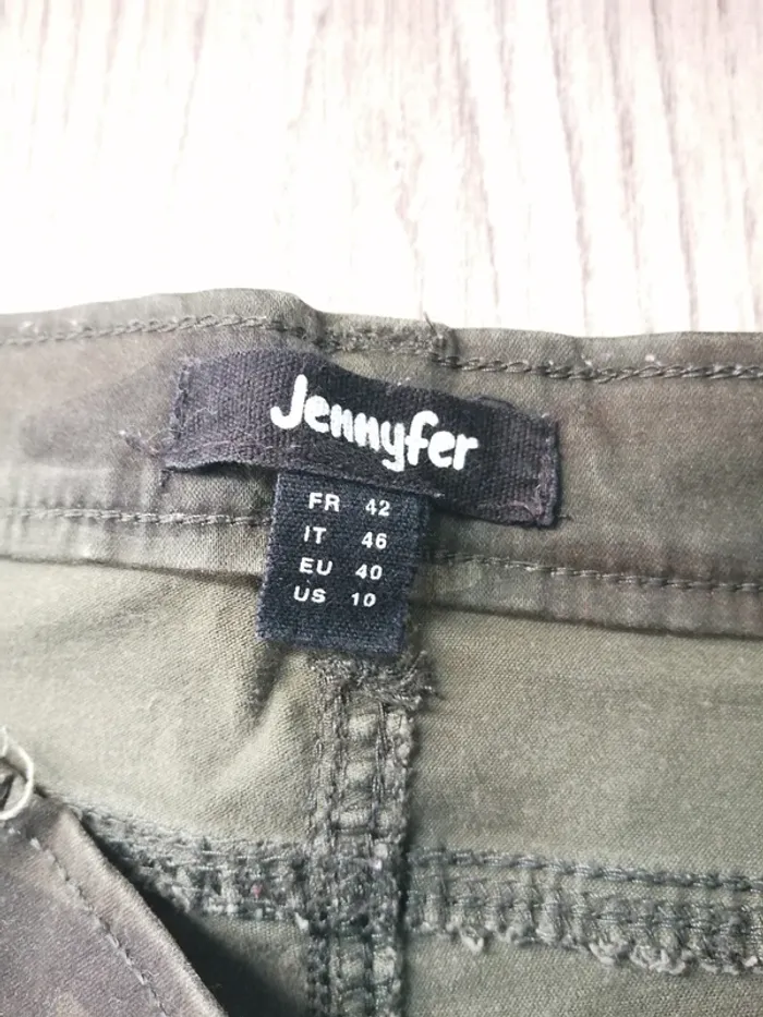 Pantalon  skinny Camouflage kaki et marron avec des lapins / jennyfer / (42) - photo numéro 9