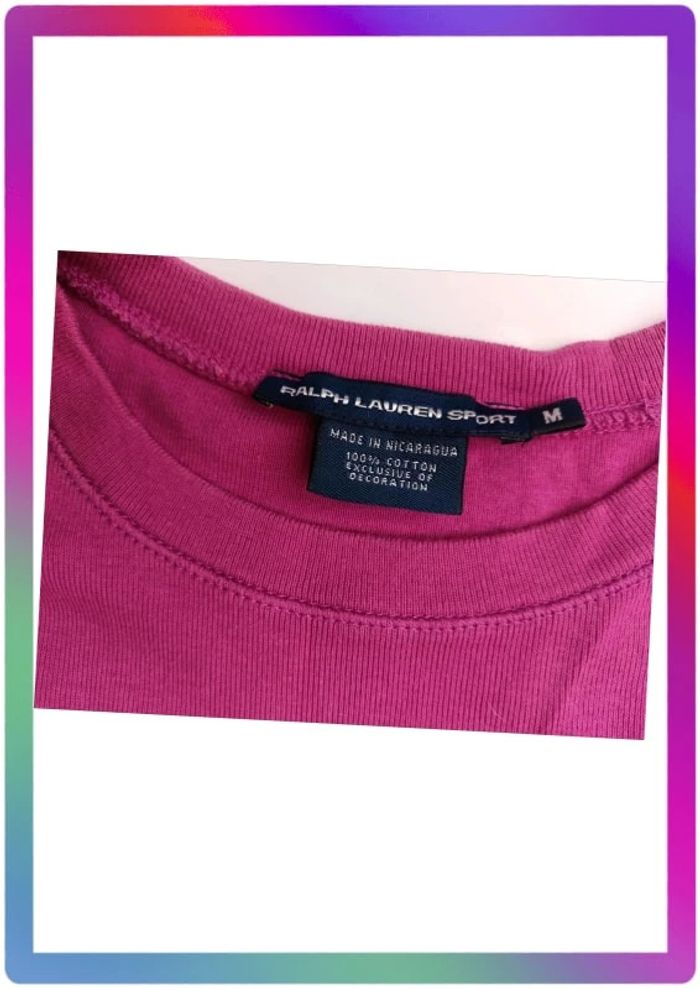 Tee shirt M Ralph Lauren Sport - photo numéro 4