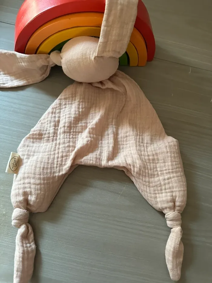 Doudou lapin mon petit Pompon à personnaliser
