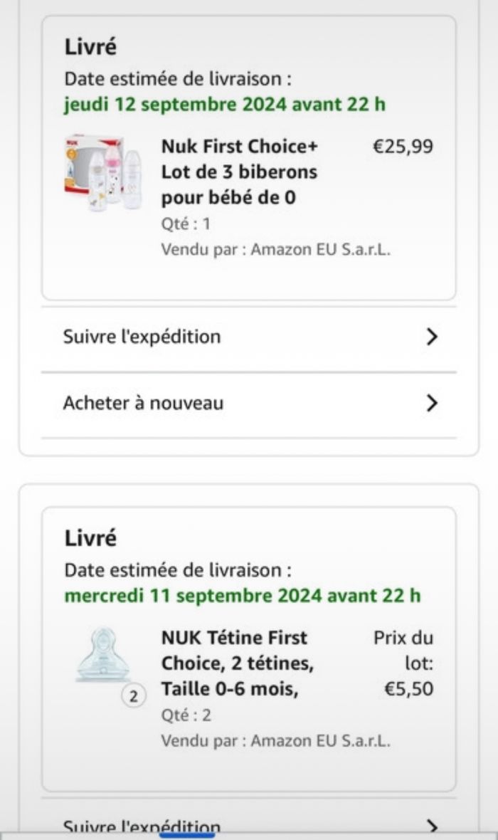 Biberon nuk neuf - photo numéro 5