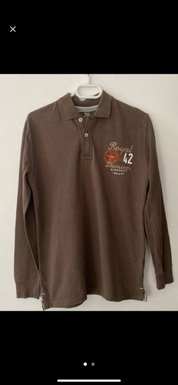 ZARA polo taupe 13/14 ans