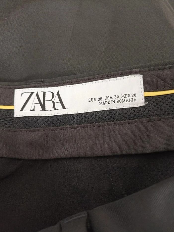 Pantalon de costume Zara noir taille 38 - photo numéro 4