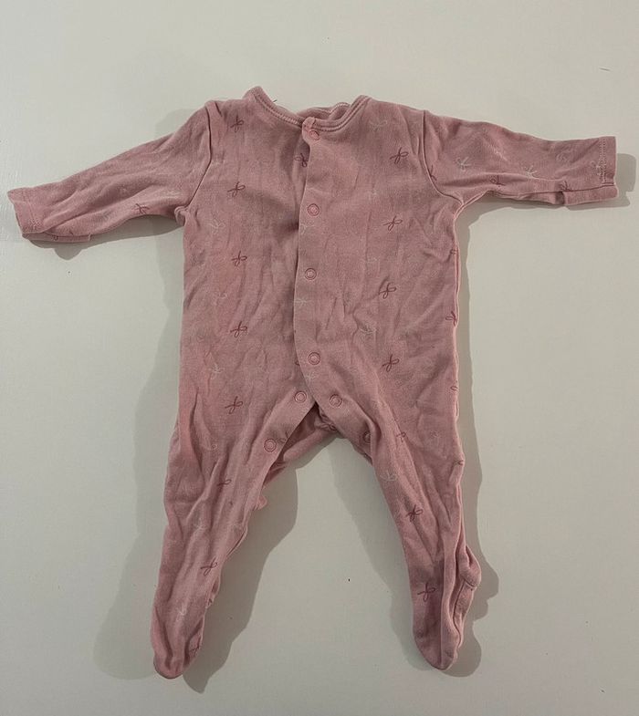 Lot 3 pyjamas croisés - 0/3 mois - Primark - photo numéro 3