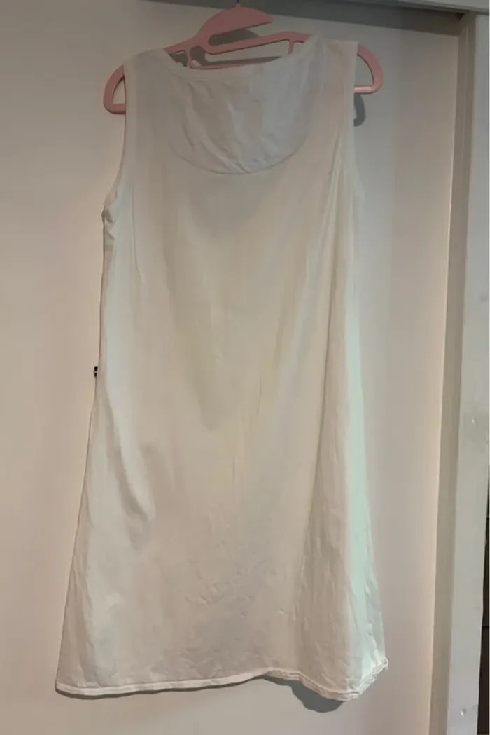 Robe débardeur blanche Grand Voile, taille 44 - photo numéro 5
