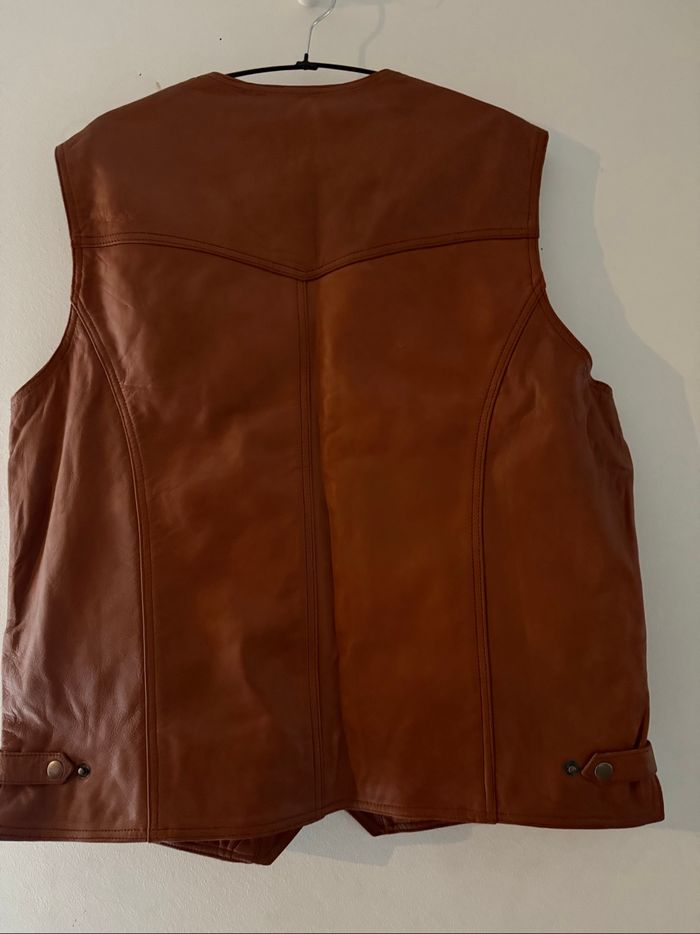 Homme 5884 billie genuine leather vest - photo numéro 2