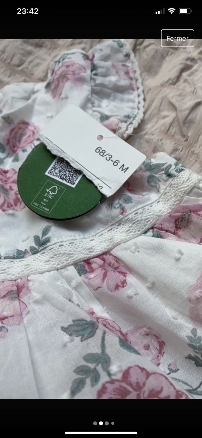 Robe fleurie bébé - photo numéro 2