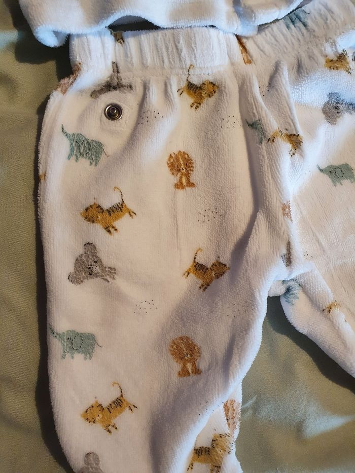 Pyjama 2 pièces 1 mois mixte - photo numéro 2