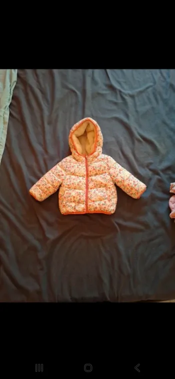 Blouson doudoune polaire bébé taille 12 mois