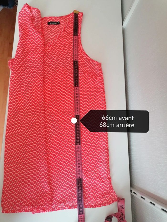 Blouse orangée 38.40 In extenso mesures en photos - photo numéro 11