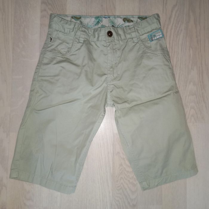 Bermuda coton vert d'eau Sergent major 
T. 10 ans