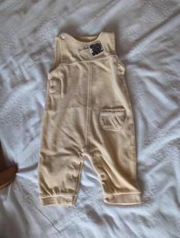 Salopette 3 mois velours