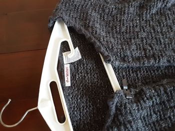 Gilet anthracite brillant