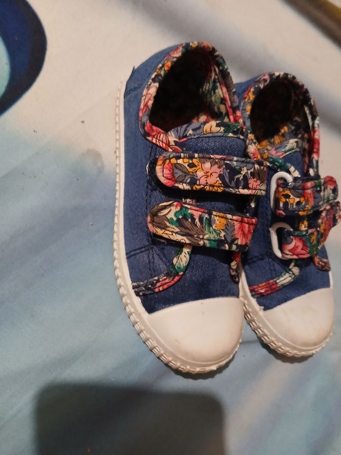 Chaussures bébé fille a scratch - photo numéro 5