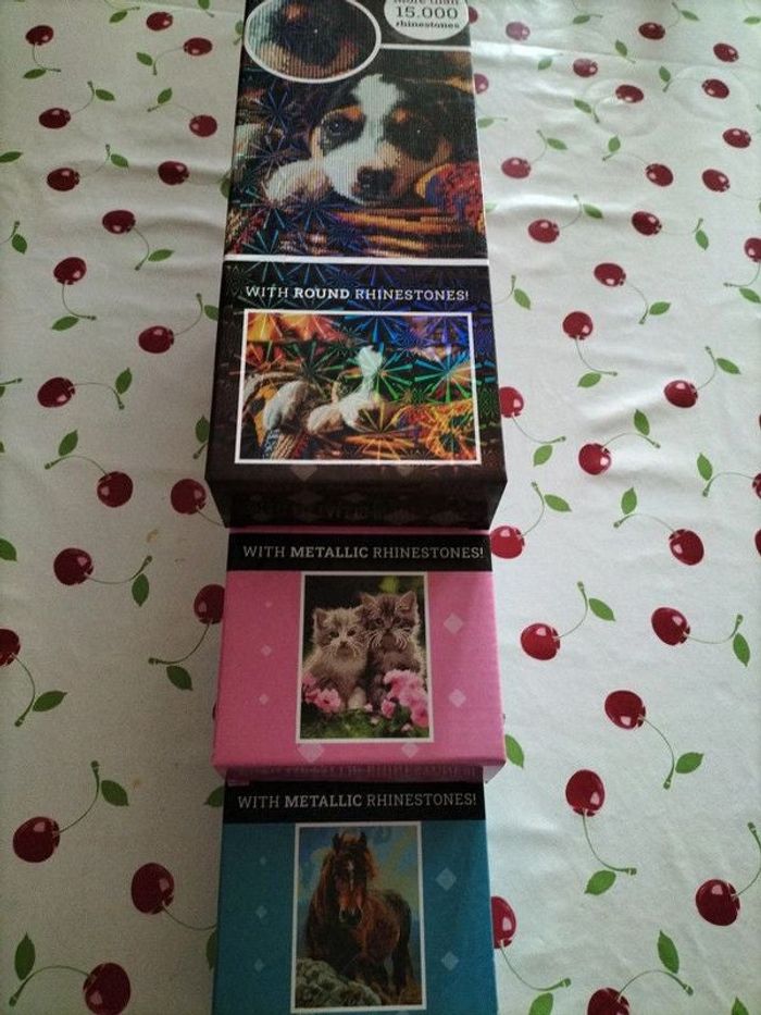 🎨Lot de 3 DP - Animaux Familiers 🎨