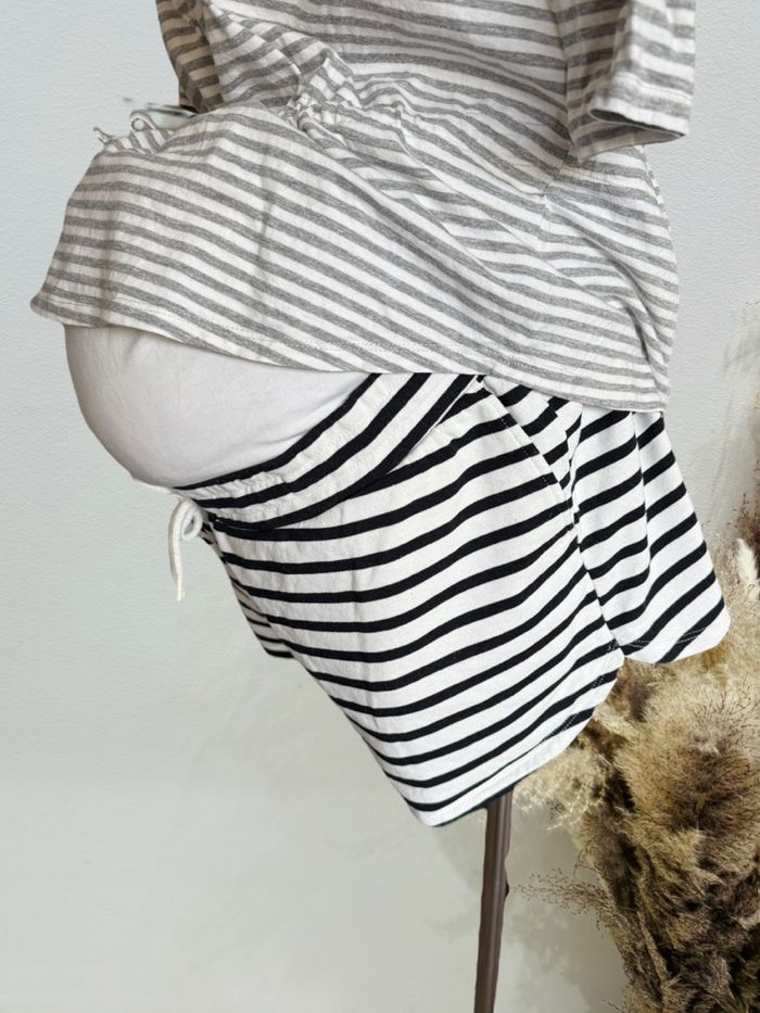 Short de grossesse h&m mama marinière - photo numéro 2