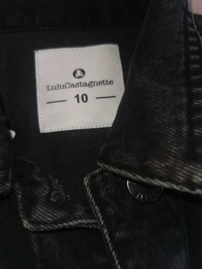 Veste en jean garçon 10 ans lulu castagnette - photo numéro 3