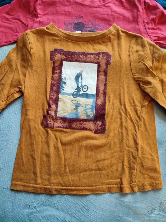 Lot de 5 t-shirts manches longues 4 ans - photo numéro 6