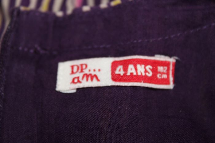 💜 Robe à rayures Du Pareil Au Même - Taille 4 ans - 100% coton 💜 - photo numéro 3
