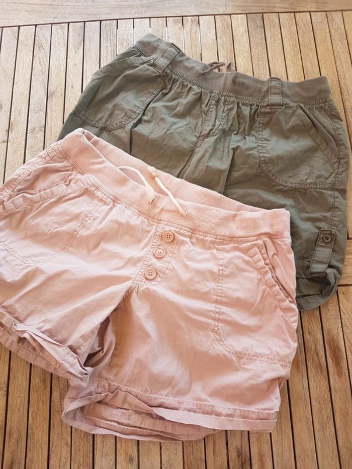 Lot de 2 shorts femme taille 38