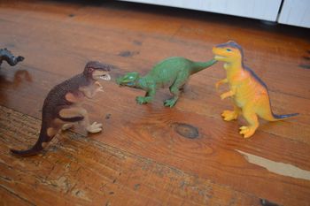 Lot de 3 dinosaures