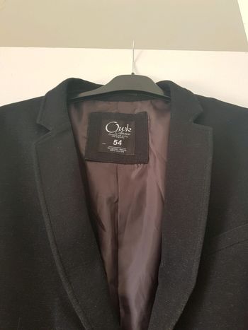 Veste costume homme noire chinée