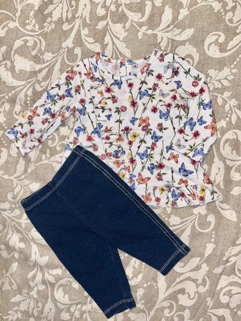 Ensemble blouse + legging 3 mois