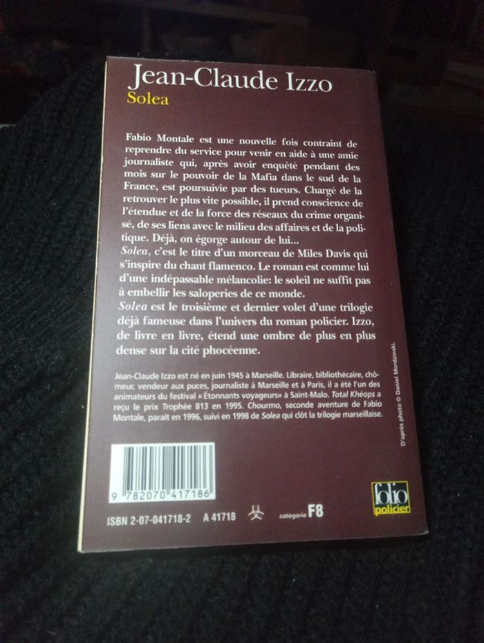 Jean-Claude Izzo - Solea - photo numéro 2