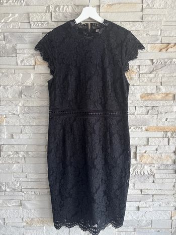 Robe dentelle noire T.M H&M
