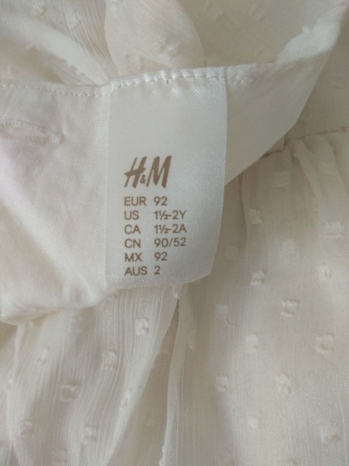 2 robes/  Clayeux marin et H&M voile vêtements fille 2 ans - photo numéro 8