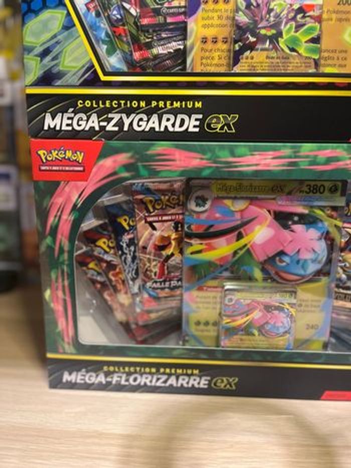 Pokémon 2 coffrets Mega Florizarre et mega zygarde ex fr - photo numéro 2