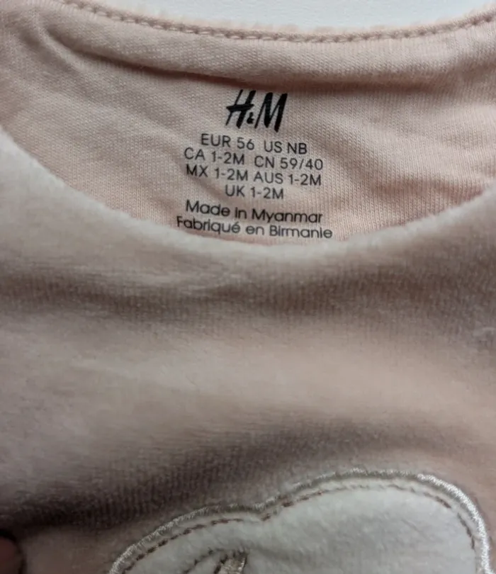 Ensemble combinaison + bodie neuf H&M - photo numéro 3