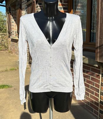 💛 Gilet gris clair Lefties – Taille L (40)