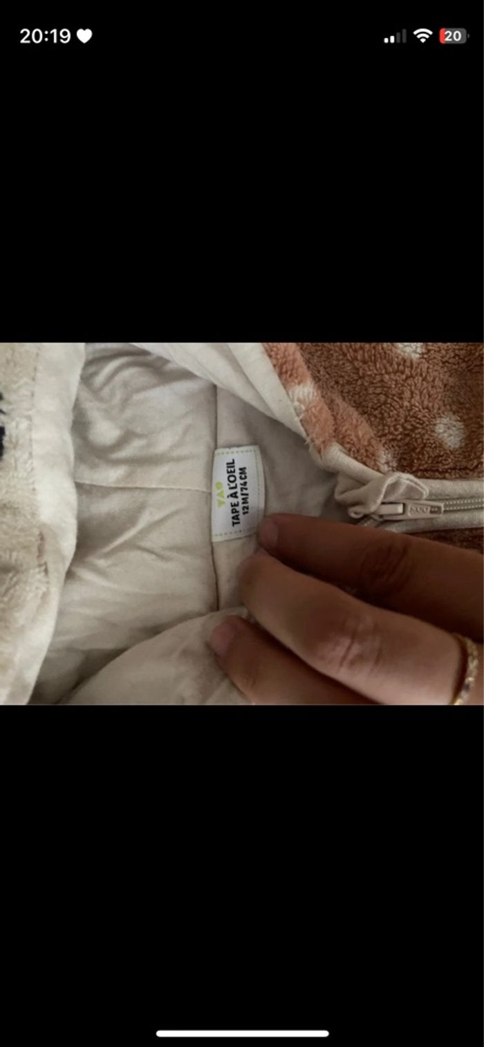 Combinaison pilote 12mois - photo numéro 2