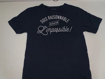 T shirt Sois Responsable Demande L’impossible 14 ans