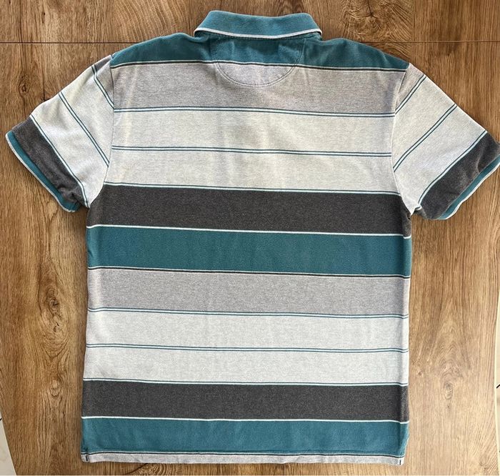 Polo/chemise/T.shirt à rayures (bleu, gris, blanc) Levi's pour homme, taille L - photo numéro 3