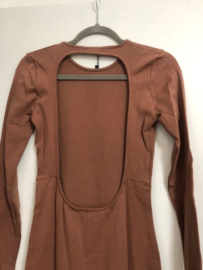 Superbe belle robe longue rose foncé Zara neuve avec étiquette taille L - photo numéro 6